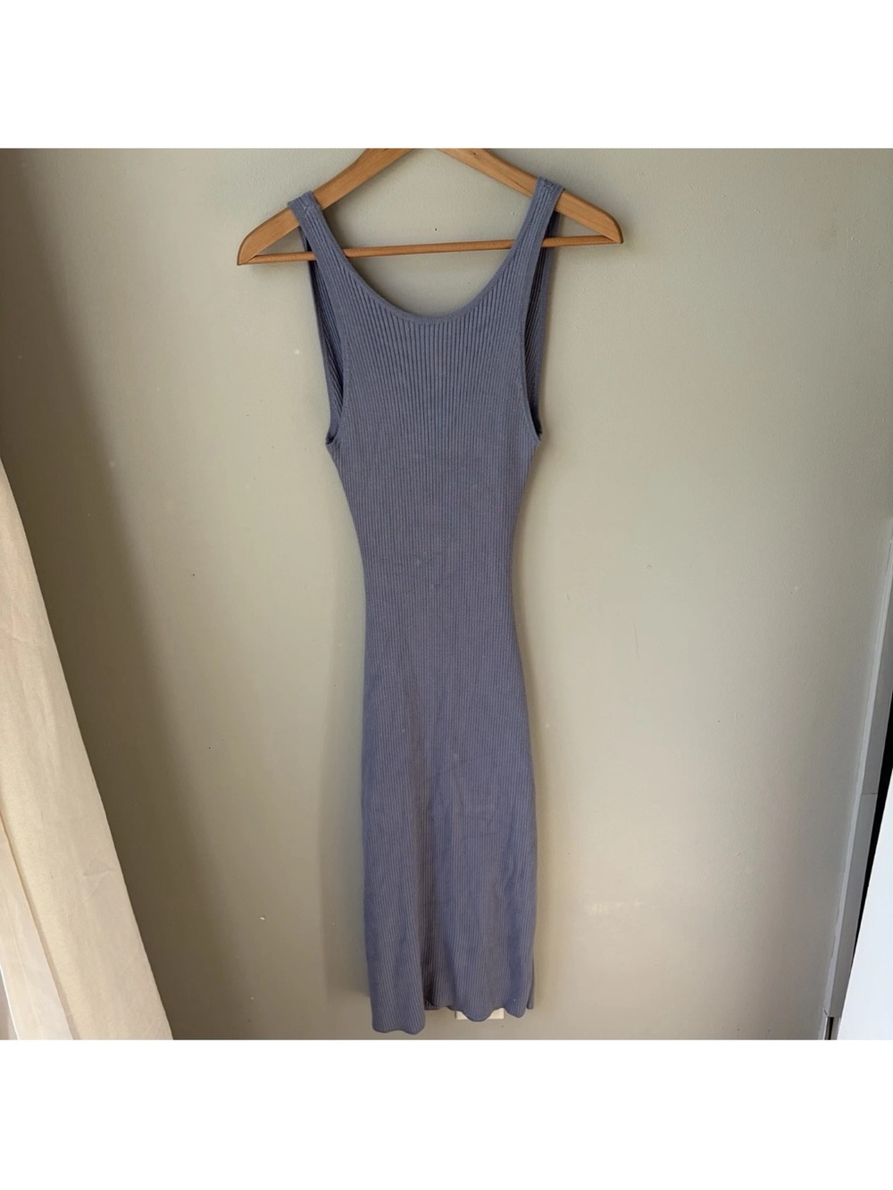 Ribbed Knit Dress Women’s Size Medium Freshman 1996 Blue/purple